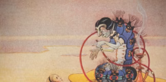 Alice’s Adventures in Wonderland by Lewis Carroll, illustrated by Gwynedd M. Hudson British Library : Alamy Stock Photo