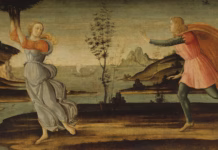 Leafy Virtue Daphne Fleeing From Apollo (1500), by Bartolomeo di Giovanni Image courtesy Wikimedia Commons