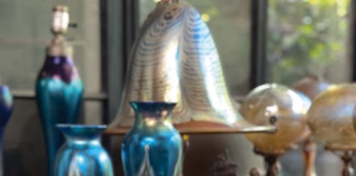 Handmade glass vases by Evan Chambers Objects