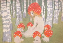 Mother Mushroom With Her Children (c. 1900), by Edward Okun. Image courtesy Art Renewal Center.