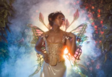 Photography- OLIVIA EDVALSON @oliviarosephoto | Model and wings: Tatiana Pimentel @teepimentel | Corset: Nightingale Corsetry @nightingalecorsetry