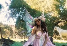 Raiment for a Faerie Queen Follow photographer Elizabeth Elder on Instagram @emackphoto. Find model Courtney Allegra on Instagram @itscourtneyallegra. Visit the designers on Instagram—Firefly Path @fireflypath, Miss G Designs @missgdesigns, and wing maker L Marie @hellofaerie.