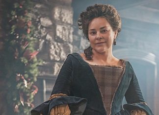 Courtesy of Starz - Diana Gabaldon as Iona MacTavish Outlander Faerie Magazine