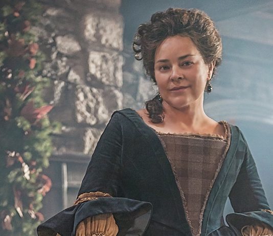 Courtesy of Starz - Diana Gabaldon as Iona MacTavish Outlander Faerie Magazine