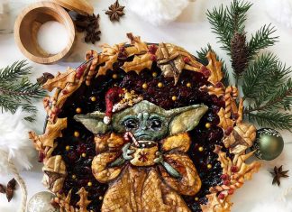 Warm-Baked Artistry Jessica Clark-Bojin Baby Yoda Pie