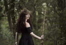 Photography by Ange Harper Model- The Druidess Of Midian, Alice Hoffman, Enchanted Living Magazine