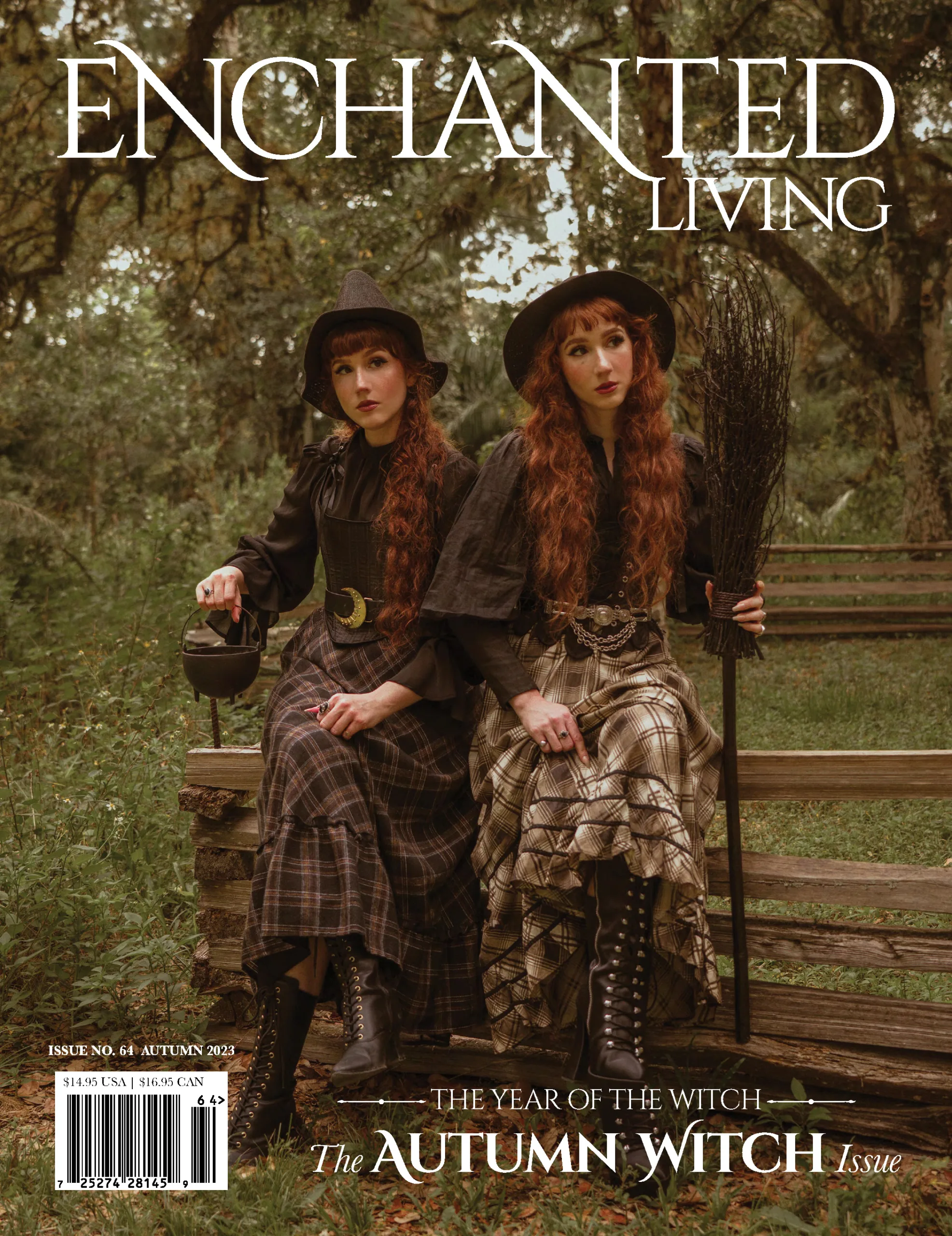EL#64_COVER-AUtumnWitch Autumn Witch Enchanted Living Magazine| Photography by Kristine O’Connor Parkins
