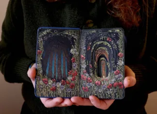The Captivating Altered Book Art of Isobelle Ouzman