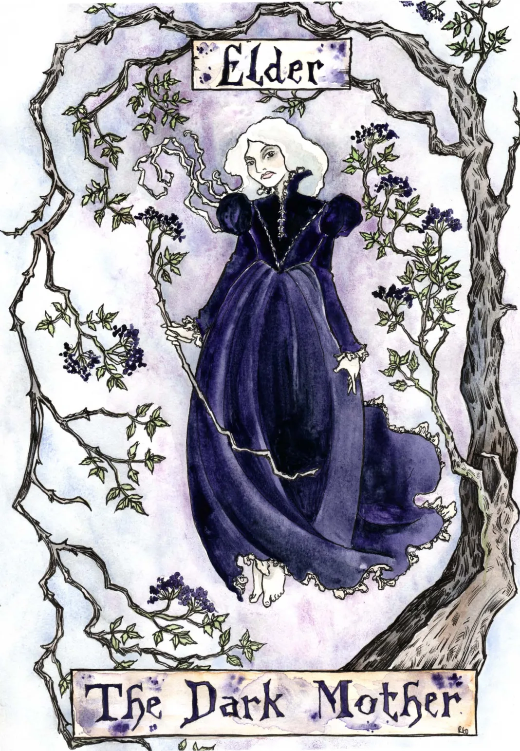 Rachel Oakes-Illustration_The Dark Mother Rachel Oakes-Illustration_The Dark Mother