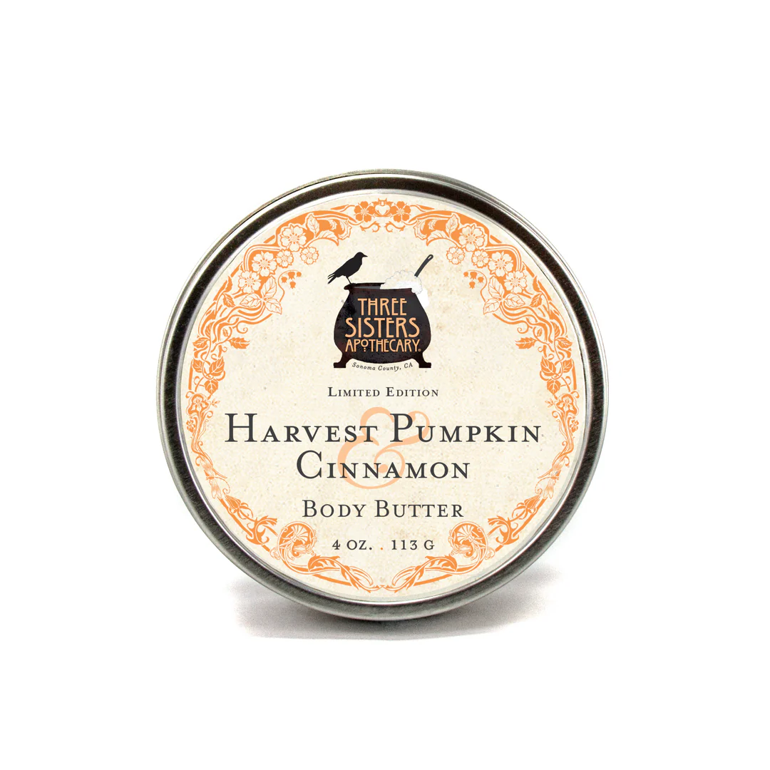 Three Sisters Apothecary Harvest Pumpkin Cinnamon Body Butter Three Sisters Apothecary Harvest Pumpkin Cinnamon Body Butter